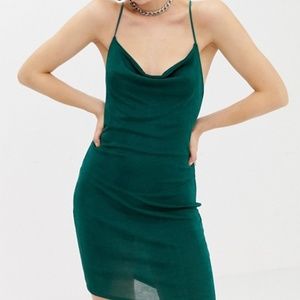 Collusion Green Slink Dress